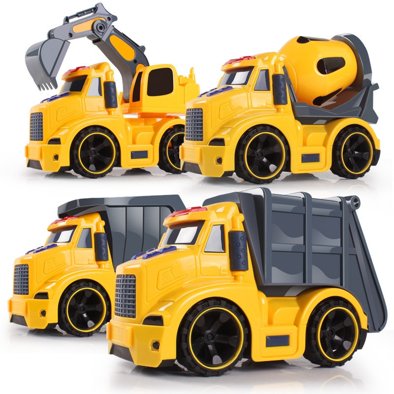 仙邦宝贝(simbable kidz) 儿童搅拌车玩具大号声光垃圾车2-6岁男孩