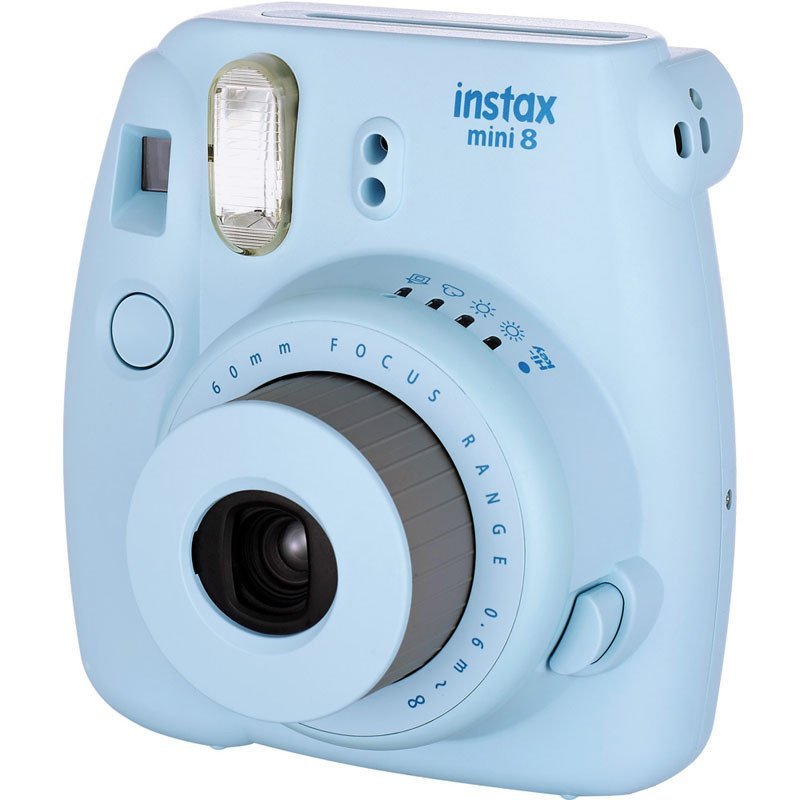 富士mini8蓝色相机粉丝版 美颜自拍神器LOMO胶片相机礼物 官方正品