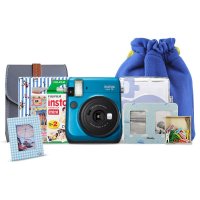 富士mini70蓝色相机真爱版 美颜自拍神器LOMO胶片相机礼物 官方正品