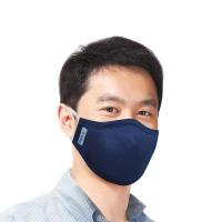 绿盾口罩防雾霾防尘防PM2.5防流感活性炭滤片口罩 男款藏青