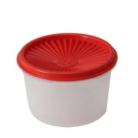 特百惠清新开合易保鲜盒 保鲜圆碗 0.6L