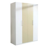 现代时尚简约烤漆衣柜 靓丽双色 大气大方 简约不简单