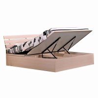 明星使用!现代气压储物床高箱床板式床1.2米1.5米1.8米双人床特价