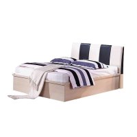 皮床软床双人床1.5米1.8米气动气压高箱储物床 皮艺床头板式床 储物床