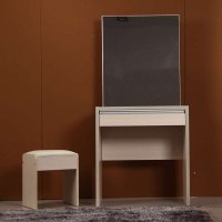 现代化妆镜梳妆桌现代简约方形日韩时尚创意大方女生化妆柜特价(带妆凳)