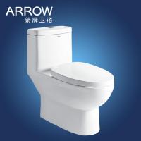 ARROW卫浴连体虹吸坐便器节水座便器抽水洁具箭牌马桶ab1116正品坑距400