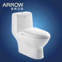 箭牌卫浴ARROW虹吸静音节水防臭座便器马桶箭牌抽水马桶坐便器AB1218坑距400