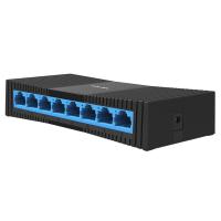 TP-LINK 7口8口百兆交换机网络分流器网线分线器集线器分网器TL-SF1008+ 双4口交换器家用光纤高速非千兆口