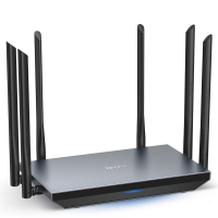 TP-LINK 无线路由器 双频千兆家用wifi穿墙高速 穿墙王11AC智能TL-WDR7800千兆版光纤宽带漏油器联通电信移动全网通路油器 wifi信号增加无线桥接WDS千兆端口