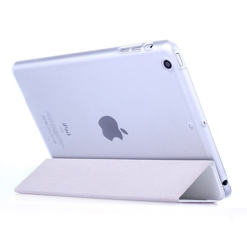 魅爱琳 ipad mini5保护套三折蚕丝纹ipadmini4保护壳迷你4外壳苹果平板电脑翻盖智能休眠支架简约商务轻薄