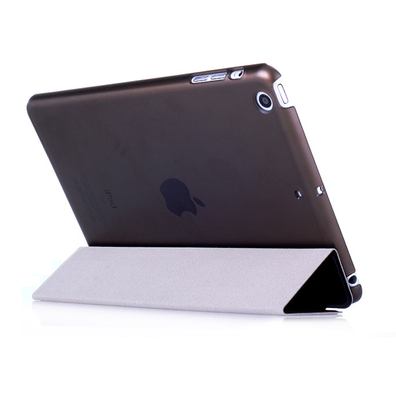 魅爱琳 新iPad保护套 9.7英寸保护壳 外壳 三折蚕丝皮套休眠翻盖 苹果平板newipad A1822 2017版
