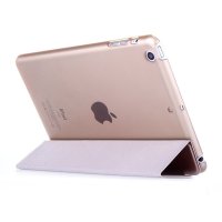 魅爱琳 ipad pro 9.7英寸 三折支架保护套 ipadpro保护壳外壳 苹果平板电脑外壳翻盖支架 磨砂透明轻薄