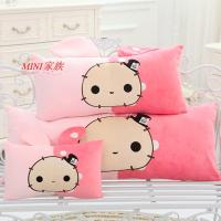 可爱忧伤兔卡通枕头 沙发抱枕靠垫 床头软包 情侣单双人枕头可拆洗