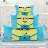 可爱小黄人卡通枕头 沙发长靠枕 儿童枕头 情侣双人枕头可拆洗