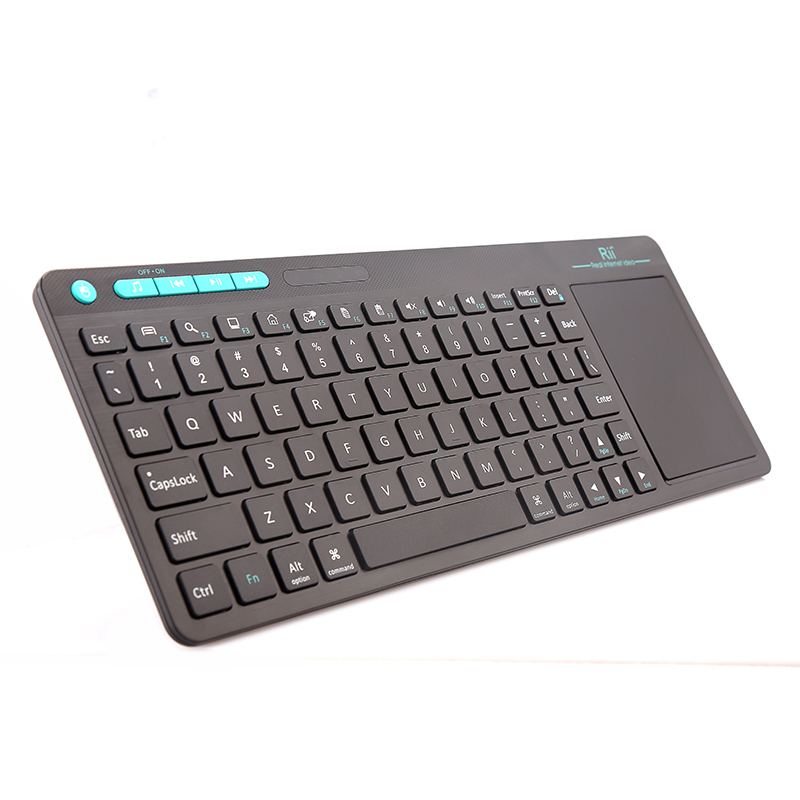 Rii K18 无线迷你小键盘鼠标 数字键盘触控板苹果笔记本台式电脑电视 外接usb充电巧克力键鼠