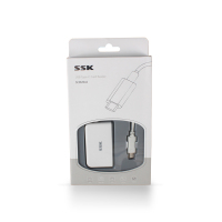 飚王(SSK)SCRM610 Type-C多合一读卡器 高速USB3.0 SD/CF/TF卡 Micro SD卡读卡器