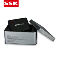 飚王（SSK）SCRM025 多合一多功能金属读卡器 TF SD CF XD MS M2 MMC卡高速读卡器