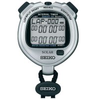 SEIKO 精工 S062多功能秒表 太阳能电子计时器 适用各类运动