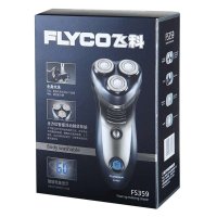 飞科(FLYCO) 剃须刀FS359 充电式 三刀头 一小时充电 全身水洗
