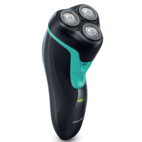 飞利浦(Philips)电动剃须刀FT658 三刀头 充电式 男士 刮胡刀 胡须刀 全身水洗 干湿双剃 银离子刀头环架