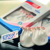 艾卓尔（ENJOY） 初生儿全棉手套 一双装