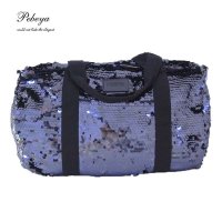 佩贝雅2014新款F002 欧美明星亮片包拼接帆布包 时尚双肩单肩多用包