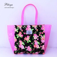 佩贝雅2014新款 欧美日韩版PVC子母包拼接帆布印花包 时尚果冻包HE14*02