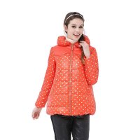 德莱茜 孕妇装冬装时尚韩版大码孕妇棉袄 棉衣外套女加厚棉服