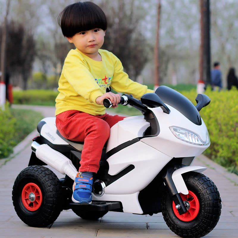 儿童电动摩托车三轮车大号玩具车可坐人宝宝电瓶男女小孩遥控童车图片