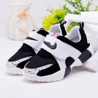 2015秋季男童鞋女童运动休闲鞋跑步网鞋儿童黑白色青少年透气潮鞋