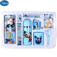 Disney迪士尼米奇文具礼品套装小学生文具礼盒儿童节生日礼物DM0009蓝色