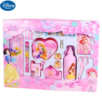 儿童节生日礼物迪士尼白雪公主书包文具保温杯礼盒套装小学生学习用品P6906粉色