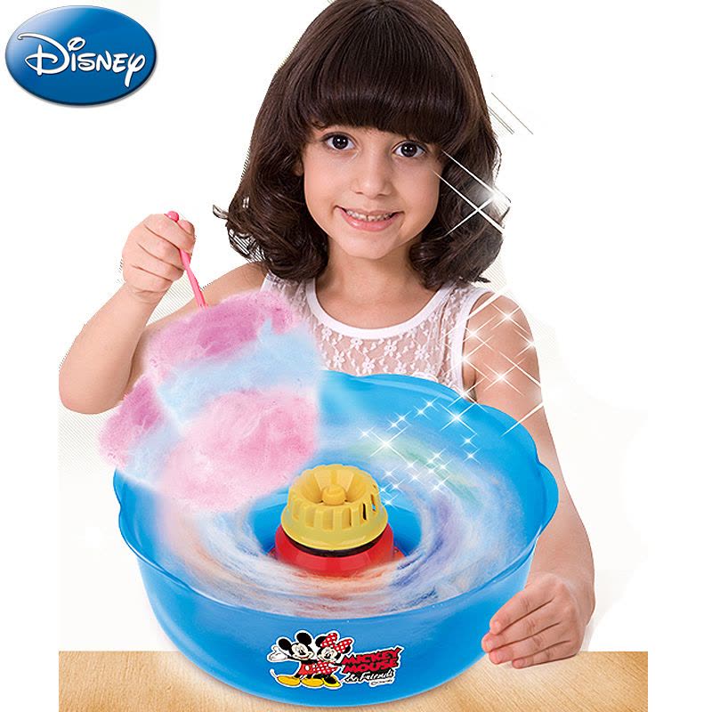 迪士尼儿童棉花糖机家用 diy手工食品制作亲子玩具 女孩生日礼物米奇经典款图片
