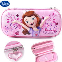 迪士尼苏菲亚小公主笔袋儿童小学生3D铅笔袋女大容量韩国文具盒