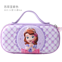 迪士尼手提笔袋女小学生简约大容量可爱儿童创意韩国铅笔盒公主女