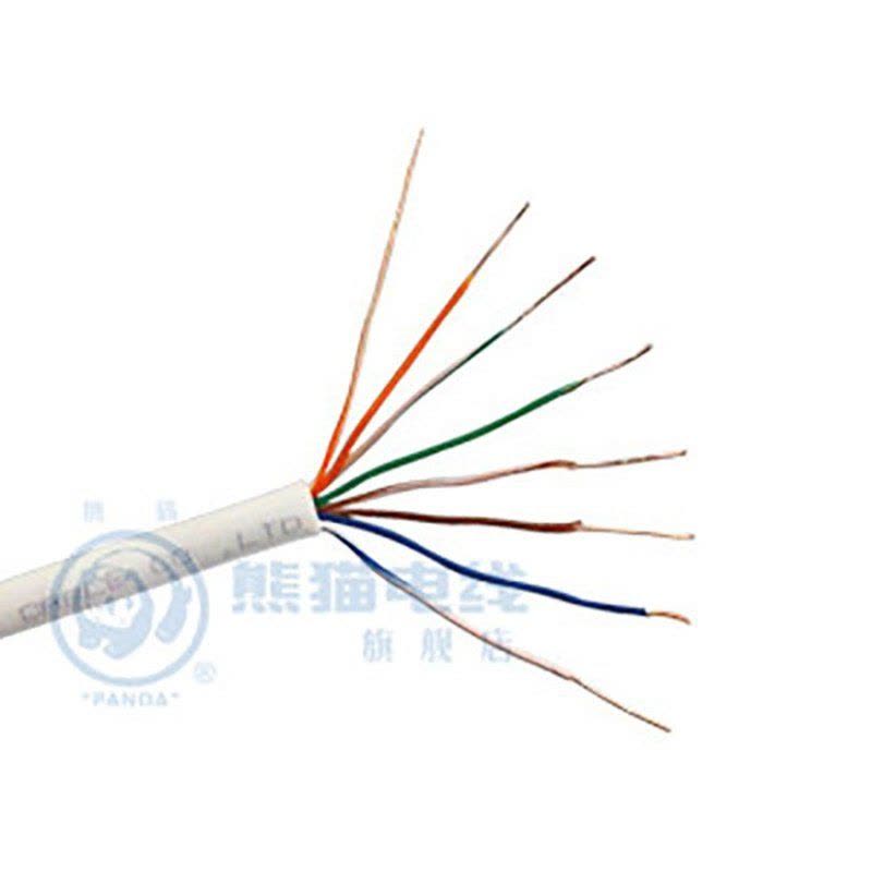 熊猫电线电缆 超五类八芯网线(盒装305米)电脑线 网线 线缆 送水晶头图片