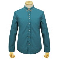 维杰斯 2014秋装新款男装长袖衬衫 男士韩版修身长袖衬衫 男休闲衬衫