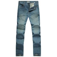 维杰斯 2014秋装新款男装牛仔裤男裤 男士直筒修身小脚牛仔裤 韩版修身休闲长牛仔裤