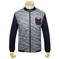 维杰斯 2014春秋装新款男装风衣外套 潮牌男休闲英伦短款修身夹克风衣 男士夹克外套