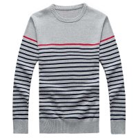 维杰斯 2014秋冬装新品男装时尚毛衣 男士圆领修身针织衫毛衣 男 时尚休闲毛衣