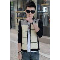 维杰斯 2015秋冬新款外套 潮 男士修身立领 日系韩版都市休闲时尚百搭夹克 男 外衣