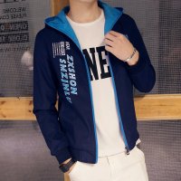 维杰斯 2015春秋新款男装 日系韩风运动休闲夹克 潮男 时尚修身百搭 夹克外套 男