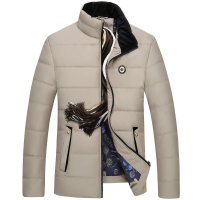 维杰斯 2015秋冬装男装新款棉衣棉服厚外套 男士韩版时尚修身保暖加厚加棉休闲立领男外套