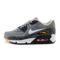 耐克/NIKE max 90 内增高气垫真皮斑马纹休闲运动女款跑步鞋307793