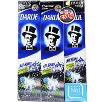 海外直邮 香港版 黑人牙膏 家庭装 美白亮齿 含氟 清新口气 洁白去牙渍 防蛀牙 竹炭粒子160gX2送90g