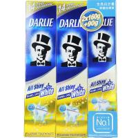 海外直邮 香港版 黑人牙膏 家庭装 美白亮齿 含氟 清新口气 洁白去牙渍 防蛀牙 彩瓷美白160gX2送90g