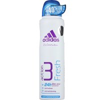 阿迪达斯 adidas3D女士运动清新净怡香体 止汗喷雾150ml