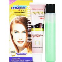 康臣3in1新彩丝 染发膏80mlX2-栗棕色