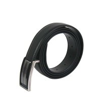 新款金利来皮带正品 头层牛皮 板扣腰带 男士平滑扣全皮