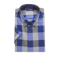 新款金利来短袖衬衫男士 商务休闲 莱赛尔舒适 MCS15121005-65